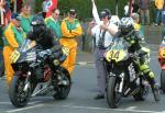 Andy Daniels (number 33) at Start Line, Douglas.