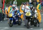 Kirk Farrow (number 117) at Start Line, Douglas.