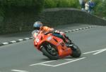 Roy Richardson at Signpost Corner, Onchan.