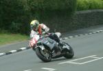 Jerome Faveyrial at Signpost Corner, Onchan.