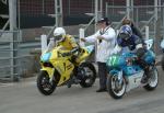 Ryan McCay (number 98) at the Practice Start Line, Douglas.