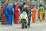 Keith McKay in the pits, Douglas.