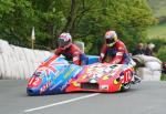 Tony Baker/Mark Hegarty at Ballaugh Bridge.