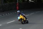 Gary Chalkley approaching Quarterbridge, Douglas.