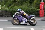 Brian Wyles approaching Quarterbridge, Douglas.