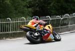 Carl Rennie approaching Braddan Bridge.