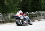 James McCullagh approaching Braddan Bridge.