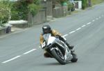 Julian Bull approaching Sulby Bridge.