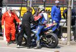 Stefano Bonetti in the pits, Douglas.