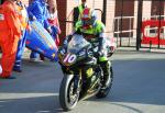 Raymond Porter at the TT Grandstand, Douglas.