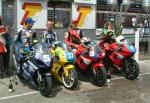 Paul Owen (number 27) after the Junior TT.