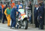 Stuart Robson in the pits, Douglas.