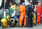 Jeff Ward in pits, Douglas.