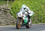 Conor Cummins leaving Tower Bends, Ramsey.