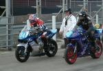 Billy Hughes (104) at the Practice Start Line, Douglas.