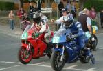 Geoff Martin (63) during practice, leaving the Grandstand, Douglas.