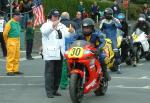 Keith Birkhead (30) at the Start Line, Douglas.