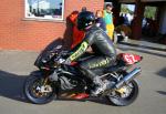 Simon Bryant at the TT Grandstand, Douglas.