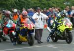 Scott Crews at the TT Grandstand, Douglas.