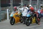 Kevin Rance (96) at the Practice Start Line, Douglas.