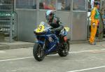 Keith Costello in the pits, Douglas.