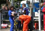 Toni Rechberger in the pits, Douglas.