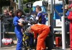 Toni Rechberger in the pits, Douglas.