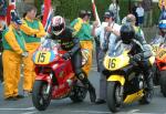 Keith Williams (number 15) at Start Line, Douglas.