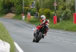 Ian Hutchinson at Signpost Corner, Onchan.