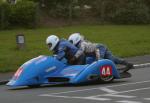 Dick Hawes/Tim Dixon at Signpost Corner, Onchan.