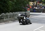 Mickey Fitzpatrick approaching Braddan Bridge.