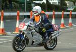 Herbie Ronan during practice, leaving the Grandstand, Douglas.