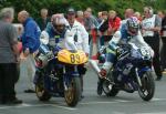 David Paredes at the TT Grandstand, Douglas.