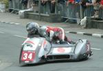 Wally Saunders/Bruce Moore at Parliament Square, Ramsey.