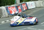 Michael Stewart/Andrew Baxter on Braddan Bridge, Douglas.