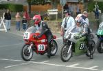 Allan Brew (20) at the Practice Start Line, Douglas.