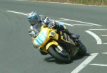 Mike Crellin at Signpost Corner, Onchan.