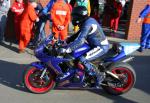 Chris Heath at the TT Grandstand, Douglas.