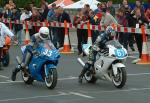 Jonathan Vincent (number 67) leaving Start Line, Douglas.