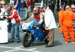 Peter Jarmann at Start Line, Douglas.