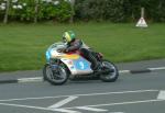 Chris McGahan at Signpost Corner, Onchan.