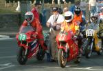 Roger Steele (number 73) at Start Line, Douglas.