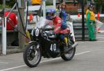 Robert McCrum in the pits at the TT Grandstand.