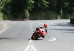 James Hillier approaching Braddan Bridge.