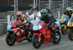 Robert Mawdsley (number 59) at the Practice Start Line, Douglas.