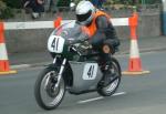 Barry Davies at the Practice Start Line, Douglas.