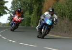 Gary Chalkey (number 62) on Bray Hill, Douglas.