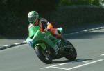 Gene Dalzell at Signpost Corner, Onchan.