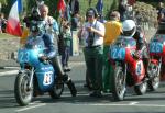 Frank Rutter (number 23) at Start Line, Douglas.