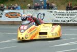 Bill Crook and Ian Gemmell at Quarterbridge, Douglas.